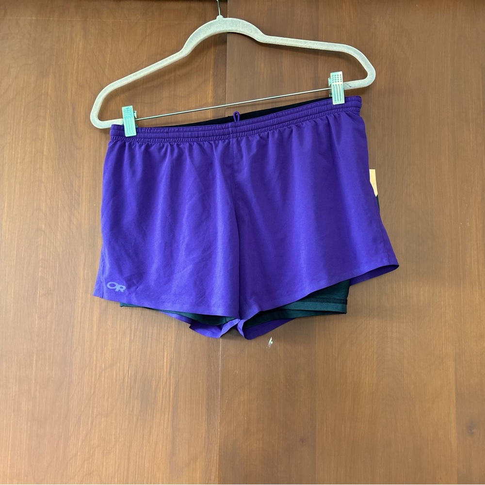NWT Outdoor Research purple Moxie shorts